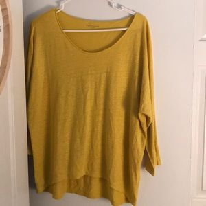 Eileen Fisher Yellow Oversize Top